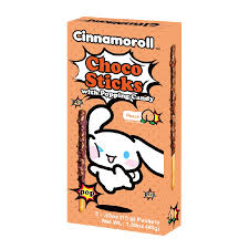 Sanrio Cinnamoroll Choco Sticks Peach Flavor 4x8x1.59oz