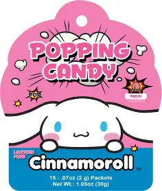 Sanrio Cinnamoroll Popping Candy Peach Flavor 4x12x1.05oz