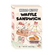 Sanrio Hello Kitty Waffle Sandwich Strawberry Flavor 3 x8 x4.8oz