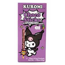 Sanrio Kuromi Choco Sticks Grape Flavor 4x8x1.59oz