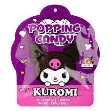 Sanrio Kuromi Popping Candy Grape Flavor 4x12x1.051oz