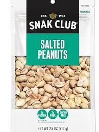 Snak Club, Peanuts, Salted, Premium Pack, 7.5 oz (6 Pack)