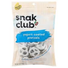 Snak Club, Yogurt Coated Pretzels, Premium Pack, 6 oz (6 Pack)