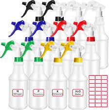Spray Bottle Assorted Colors, 32 oz (24 Pack)