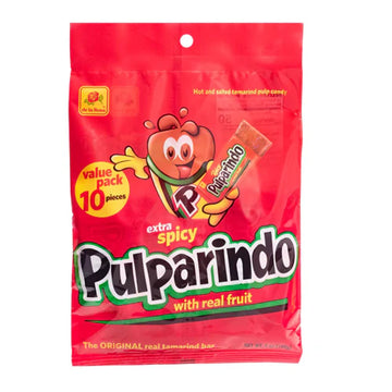 De la Rosa, Pulparindo 10pc Extra Spicy (24 Pack)