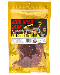 WEED KILLER HOT BEEF JERKY- ALIEN JERKY