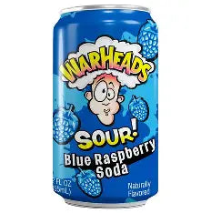 WarHeads Sour Blue Rasberry Soda