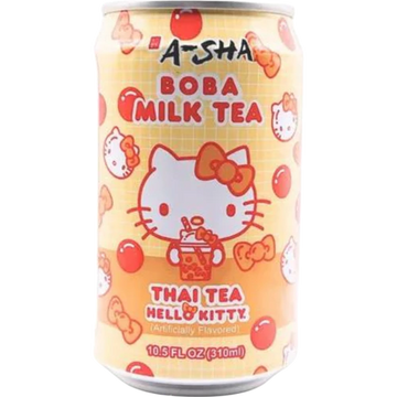 Hello Kitty Boba Milk Thai Tea 12 Count