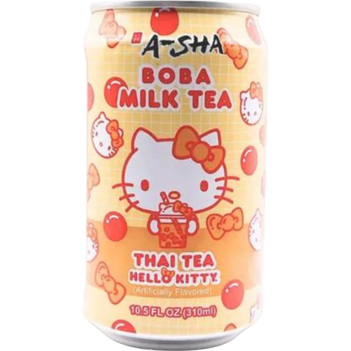 Hello Kitty Boba Milk Thai Tea 12 Count