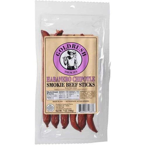 Goldrush Farms Habanero Chipotle Beef Sticks 7oz