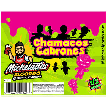 Micheladas El Gordo Chamacas Cabrones Sour Kids 6 OZ