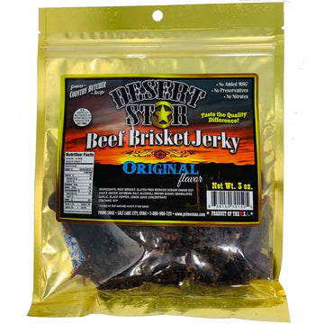 Desert Star Original Brisket Beef Jerky Bag 3oz