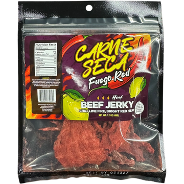 Carne Seca Fuego red Beef Jerky 1.7 oz 12pk