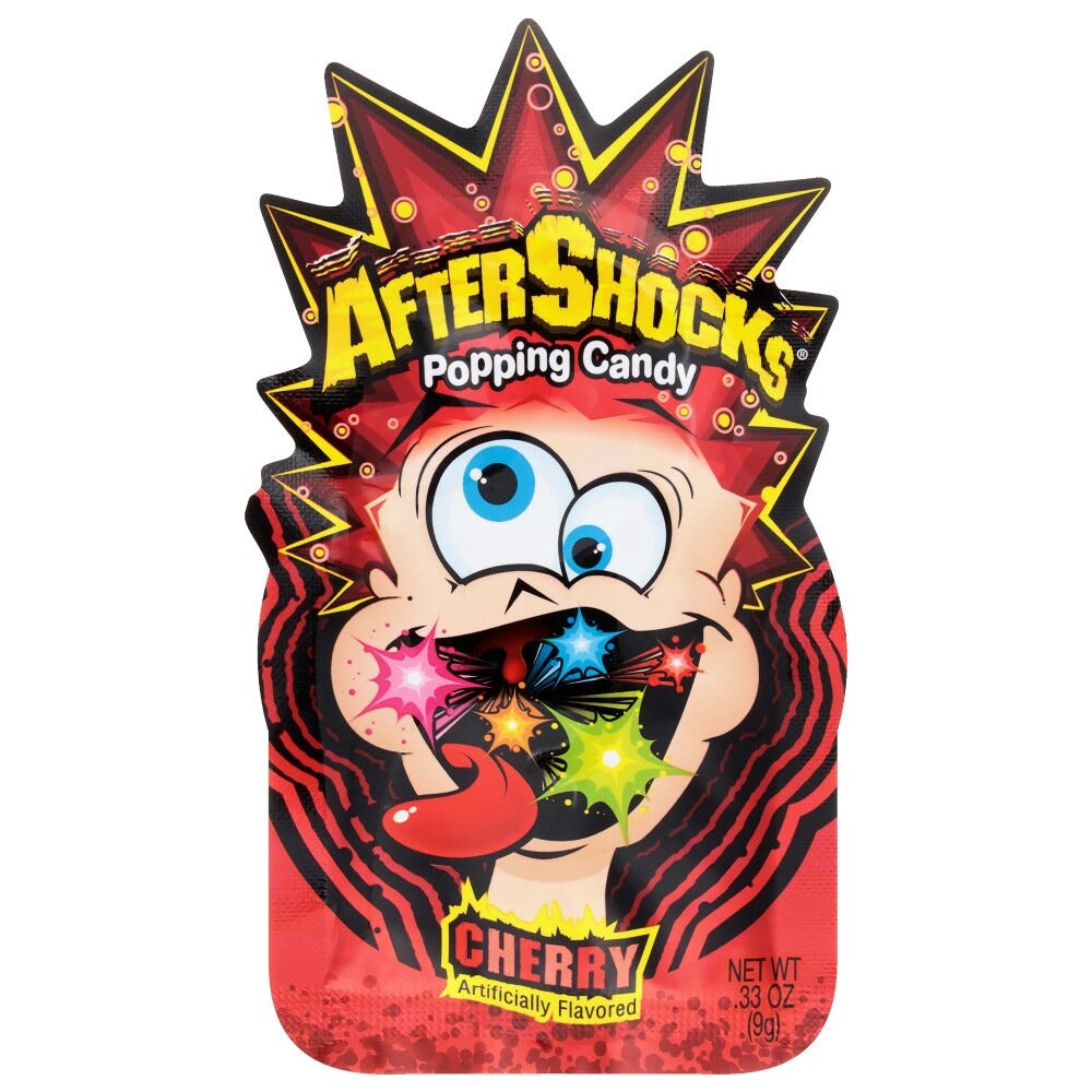 Aftershocks Popping Candy Pouch Cherry