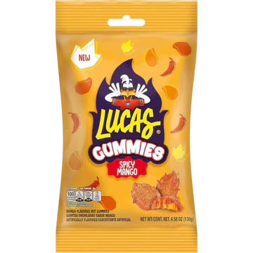 Lucas, Gummies Spicy Mango 4.58 oz (12 Pack)