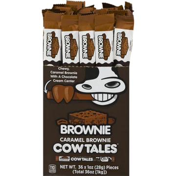 Cow Tales Caramel Brownie Convertible Box 36 Count
