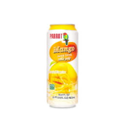Parrot Brand Mango Juice Drink with Pulp 16.4 Fl. Oz.(Pack of 12)