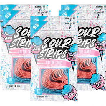 Sour Strips Cotton Candy 3.4oz