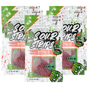 Sour Strips Watermelon 3.4oz