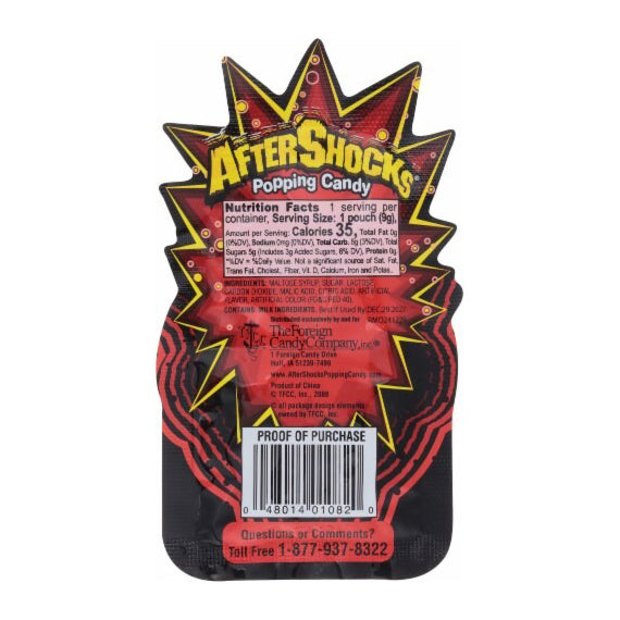 Aftershocks Popping Candy Pouch Cherry